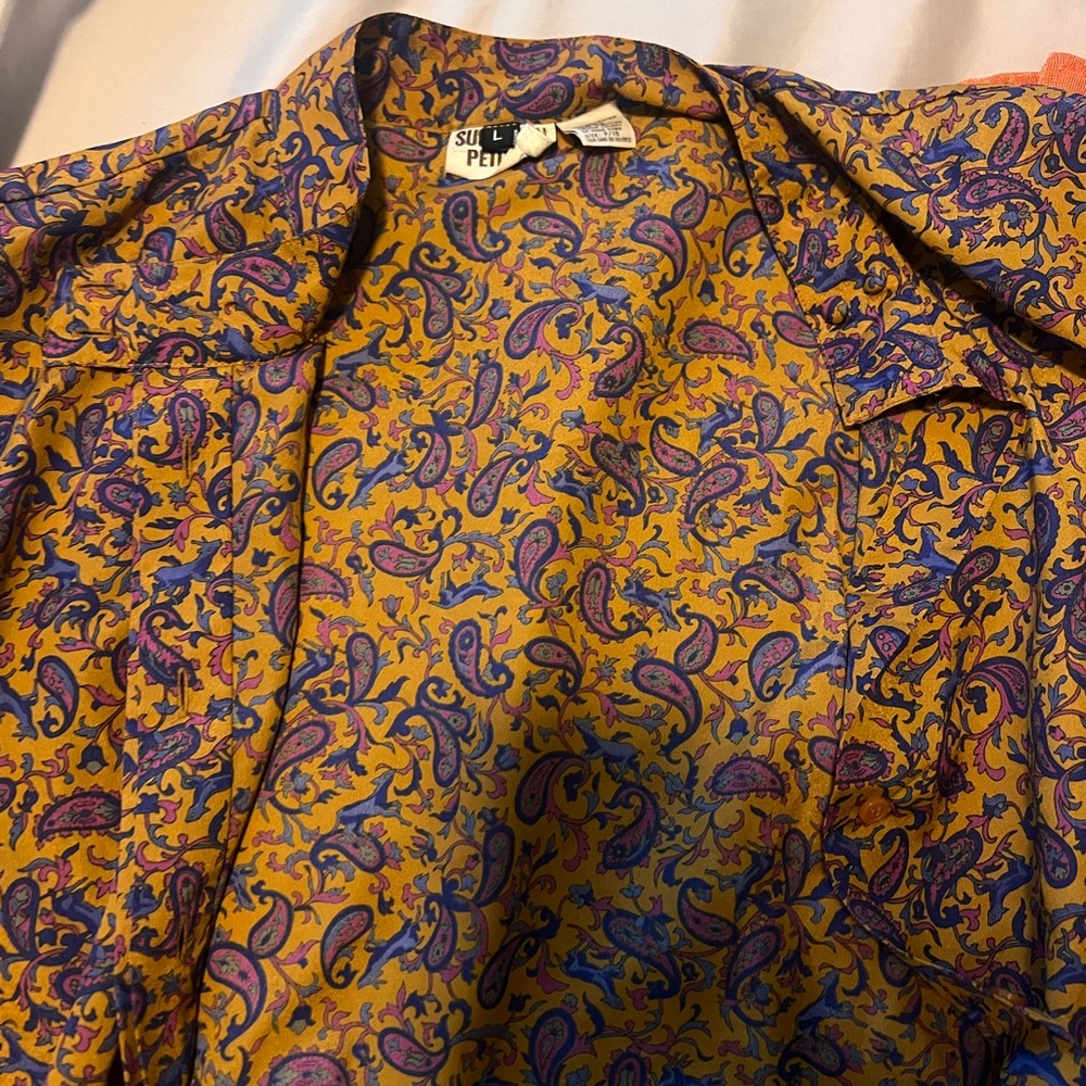 Colorful Paisley Shirt